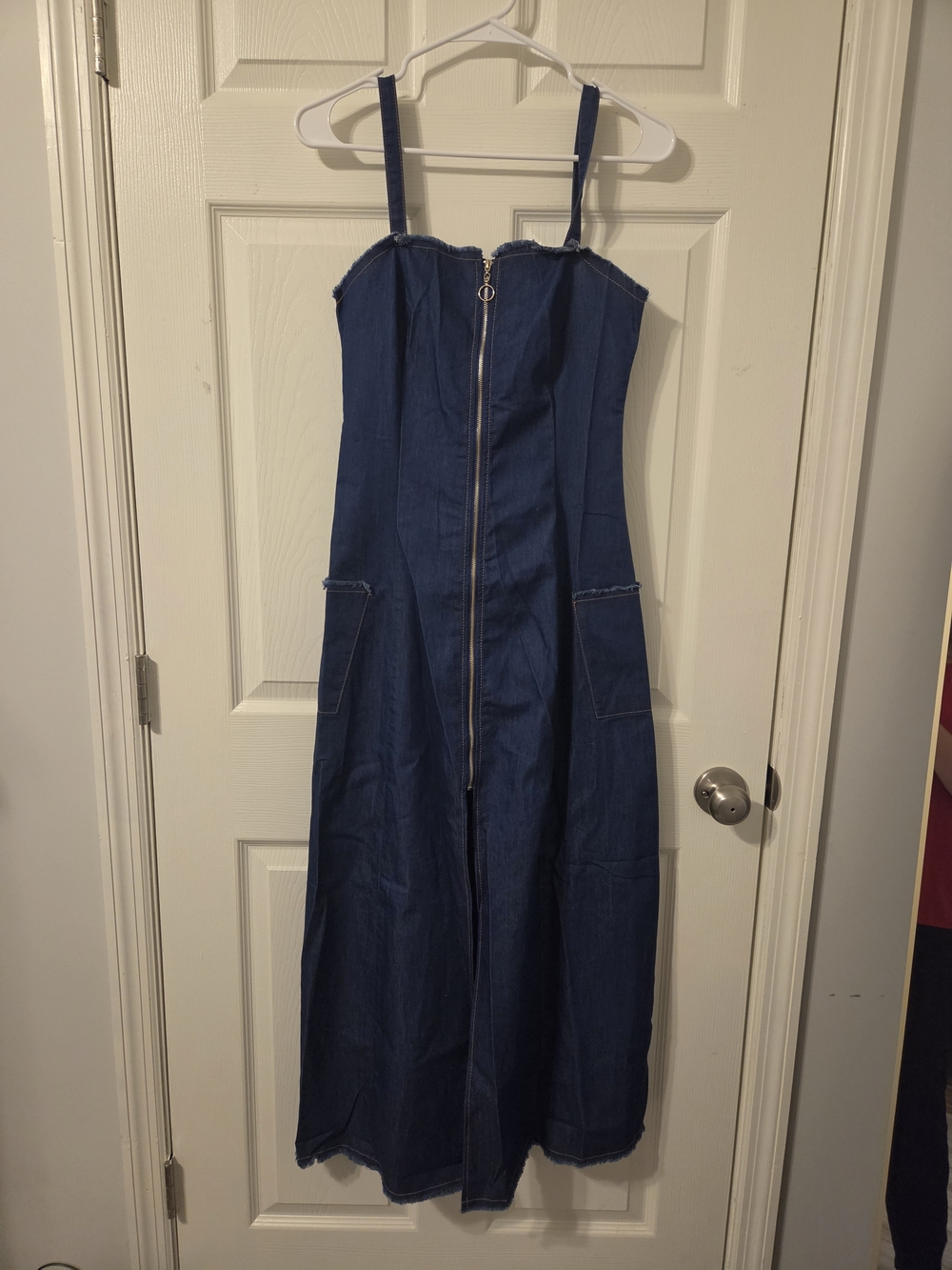 Sweet Generis Blue Denim Dress - Zip Front